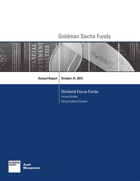 Goldman Sachs Rising Dividend Growth Fund Retirement .